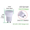 ukzboss MR11 GU10 35mm Mini LED 3W 120V Non-Dimmable Spotlight