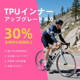 CYCLAMI 30g TPU Inner Tube 700x18/23/25/28/30/32C Road Bike Tube Bicycle 700c Ultra Light Durable Metal Presta Valve Length 45mm (1P-30G-45)