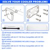 Cooler Hinge and Latch and Screws Kit, High Strength Cooler