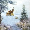 Ambiente Christmas Napkin 33cm Deer Family