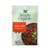 Simply Organic Spicy Chili Seasoning Mix, 1 Ounce Packet, Earthy