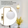 Nordic Modern E27 Glass Ball LED Wall Light Frosted Texture