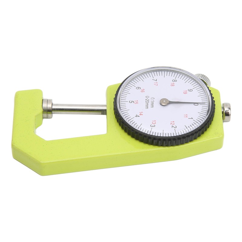 Thickness Gauge 0.1mm High Accuracy 0 to 20mm Range Round