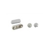 Plumb Pak PP836-41 Snap-In Universal Fit Toilet Seat Bumper Set,