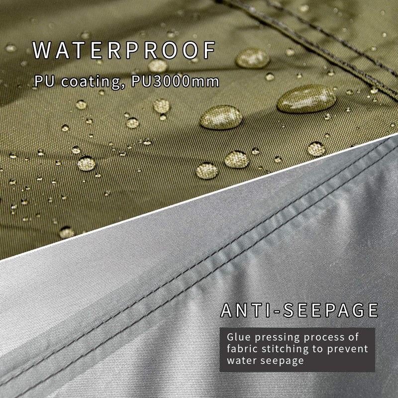 Unigear Hexagon Hammock Rain Fly,15x14FT/12x10FT Multifunctional Waterproof Camping Tarp,Lightweight and