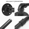 Livabber Industrial Pipe Towel Bar, Rustic Iron Decor Bathroom Hardware