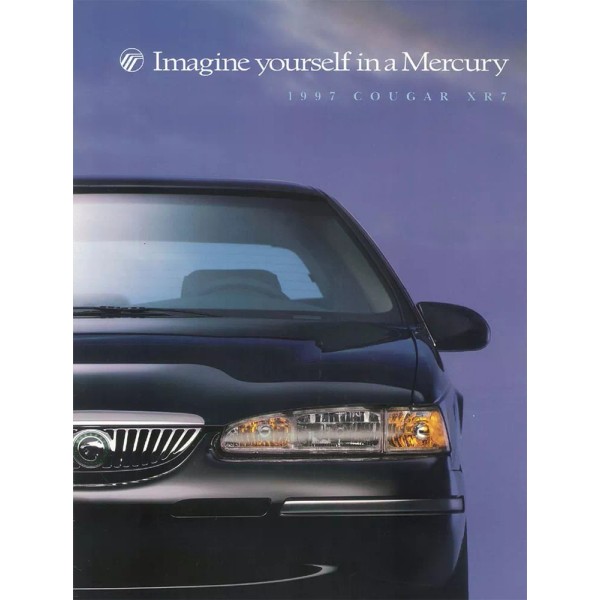 Mercury 1997 Mercury Cougar XR7 Sales Folder Literature Book Specifications