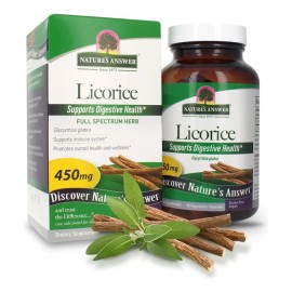 Nature Answer Regaliz 450mg Cápsulas Vegetales Sfn