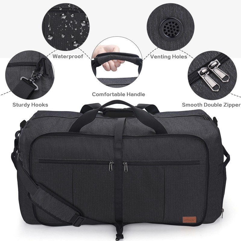 Urtala Travel Duffel Bag for Men & Women, Large Holdall