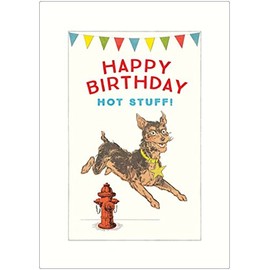 Lucca Paperworks Hot Stuff Birthday Card, 5 X 7
