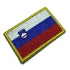 BPSLV001 Flag Slovenia Patch Embroidery Closure Contact