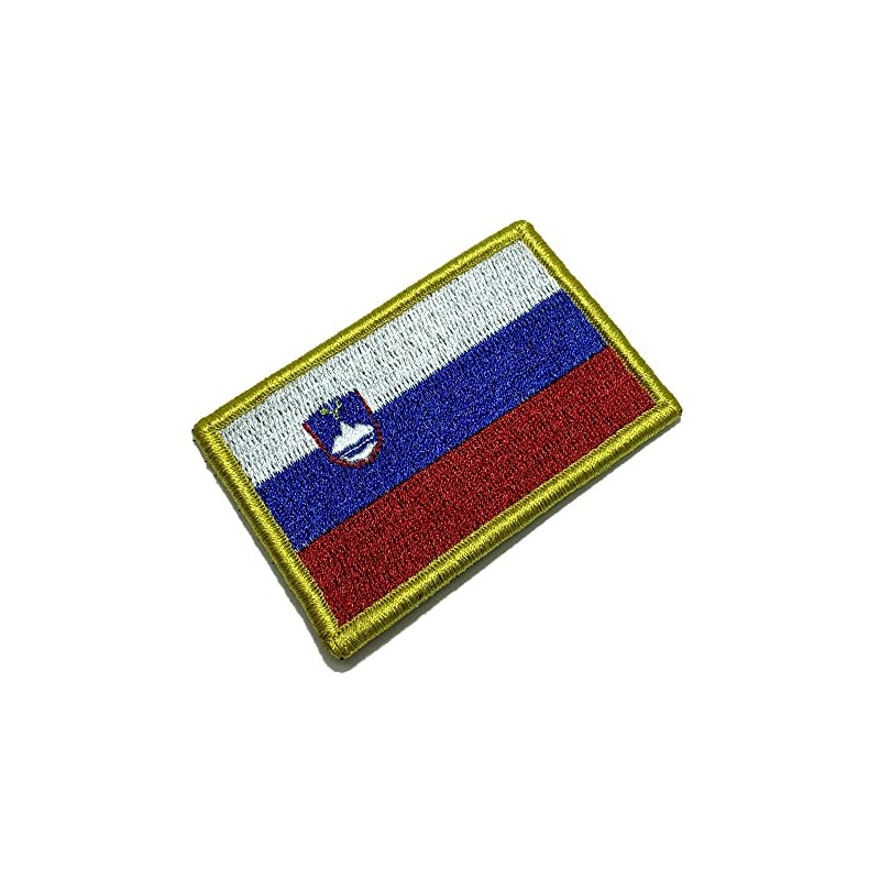 BPSLV001 Flag Slovenia Patch Embroidery Closure Contact