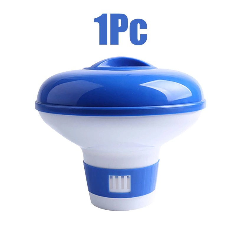 4 Pack Floating Pool Chlorine Tablet Dispensers with Adjustable Flow