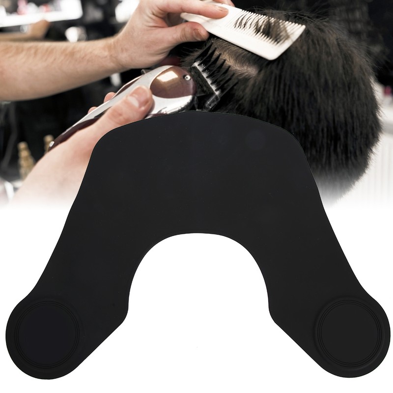 Short Length Hair Cutting Cape Waterproof Silicone Barber Hair Cape