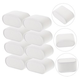 COLLBATH 8pcs Watch Display Pillow Bangle Display Stand Soft Pillows Bracelet Watch Cushion Pillow Watch Storage Pillows Single Watch Winder Black Pillows Hut Round Jewelry White Man Nut
