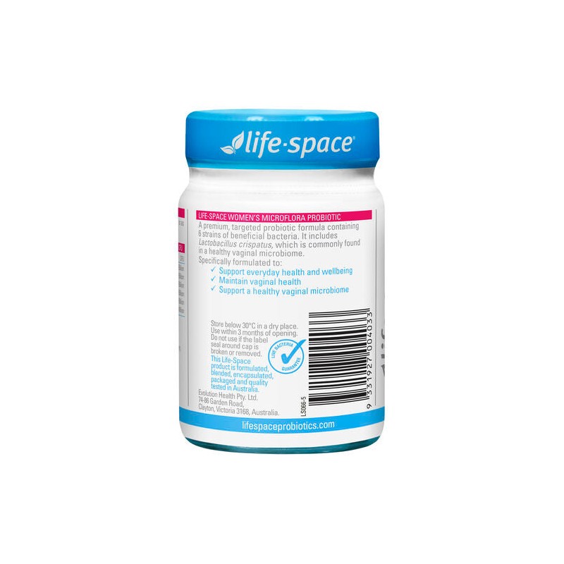 Life-Space Women's Microflora Probiotic 60 Hard Capsules