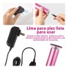 Lima Eléctrica Para Pies Y Uñas 2 En 1, Rotación