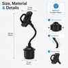 Car Cup Holder Phone Mount for Hands-Free Viewing – Adjustable