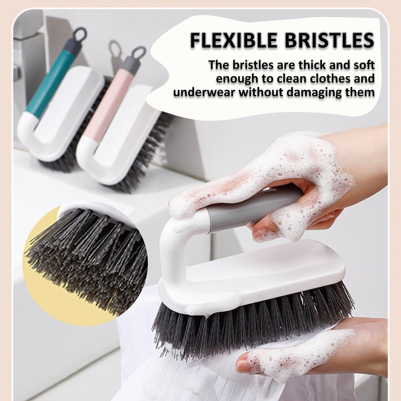 2 Pack Scrub Brush, Scrubbing Cleaning Brushes, Heavy Duty Cleaning