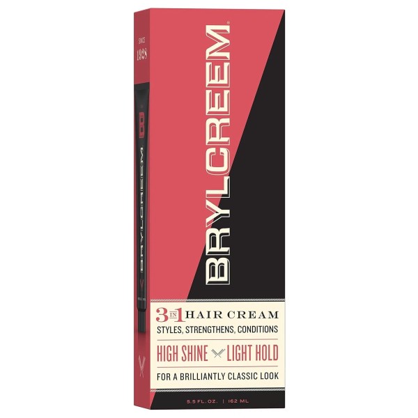 Branded Brylcreem 3-in-1 Original High Shine Men's Hair Cream for
