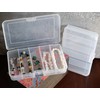 2 x Small 5 Compartment Boxes (Fishing Tackle/Bait/Lure/Accessories Storage)