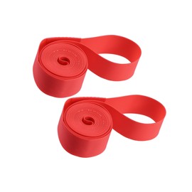 Motoforti 29" Bike Wheel Rim Strip Rim Tape Liner Inner Tube Band PVC Red Pair Long-lasting