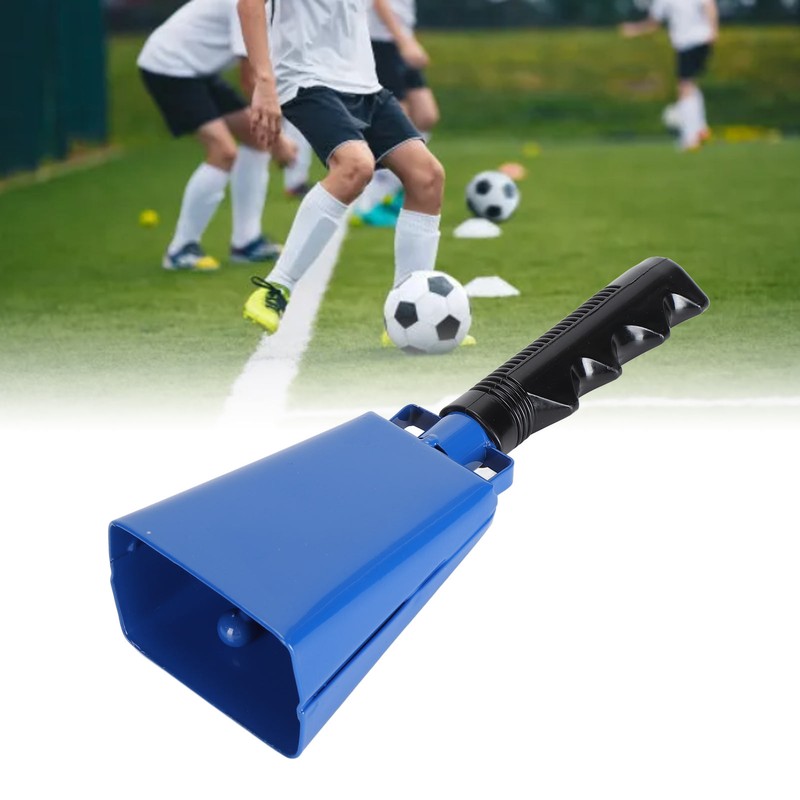 Cow Bell Noise Maker with Handle Loud Cheering Hand Bell