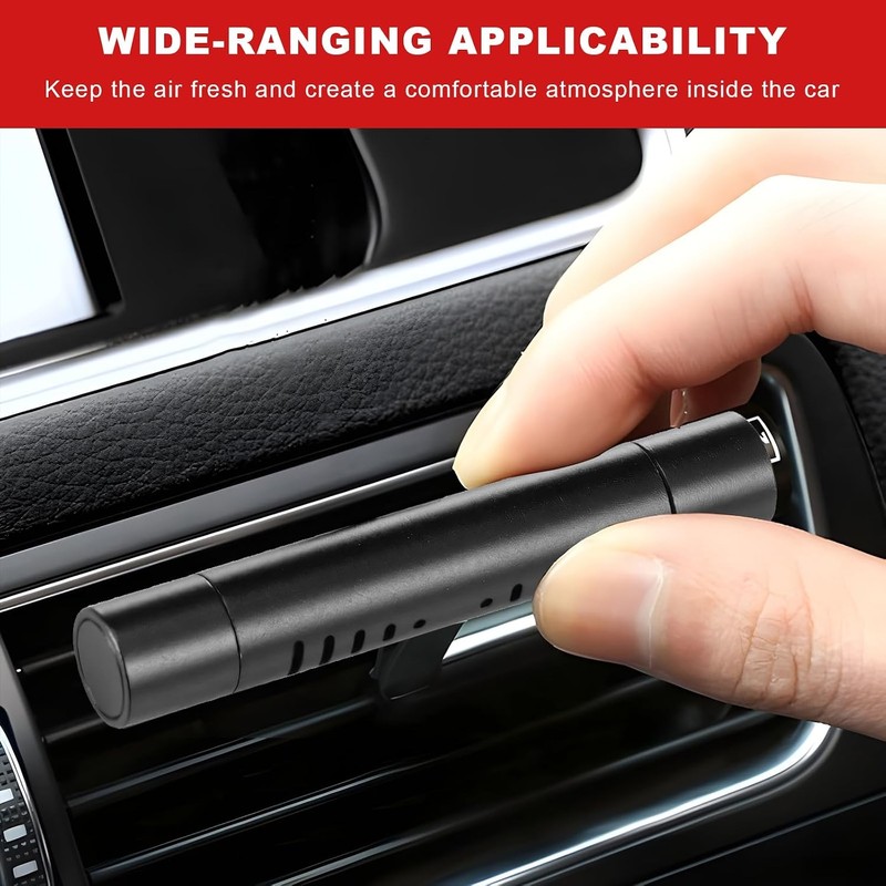2 PCS Car Air Freshener Diffuser Vent Clips, Refillable Cylindrical