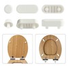 Fanmitrk Pack of 12 Toilet Seat Buffers, Toilet Lid Buffers,