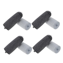 Mikinona 8pcs Electronic Foot File Roller Heads Accessory Replacement Heads for Foot File Supplies