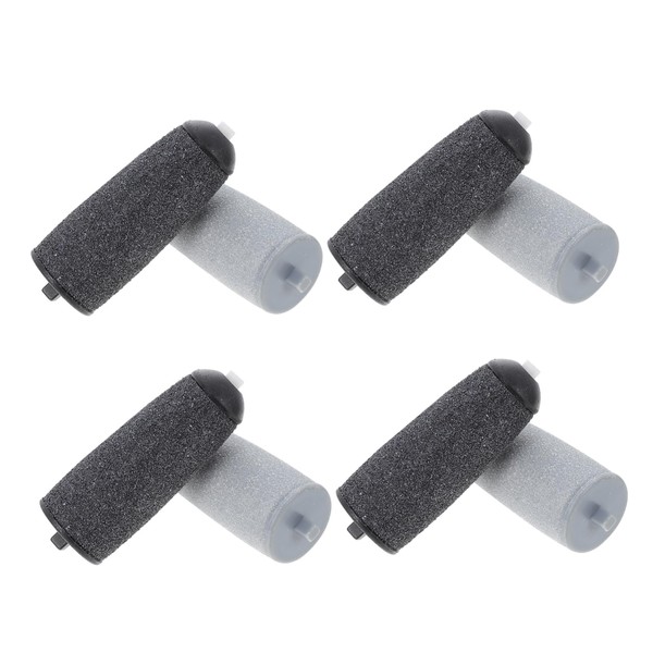 Mikinona 8pcs Electronic Foot File Roller Heads Accessory Replacement Heads