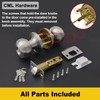 CML Hardware Keyed Entry Door Knob Set, Entrance Door Lock