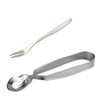 2pcs Stainless Steel Escargot Snail Tong and Snail Fork for
