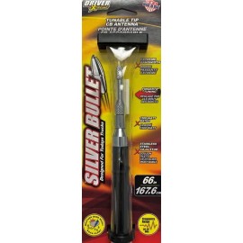 DRIVER EXTREME DRX4661 SILVER BULLET 66" TUNEABLE TIP 1500W BLACK CB ANTENNA