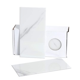 BeNice Peel and Stick Backsplash Large Bathroom Subway Tiles,Kitchen Shower Wall Stickers Waterproof(23Tiles) Fishbelly White