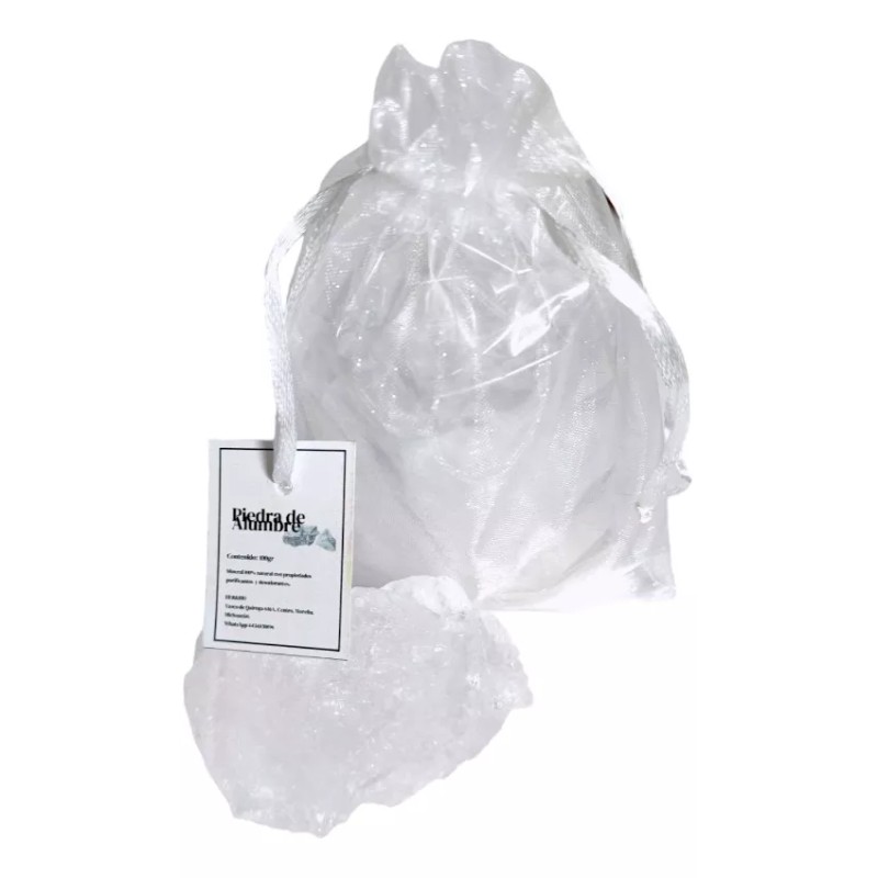 HERBIO Desodorante Natural Piedra De Alumbre 100gr Ecológico