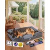 OhGeni Orthopedic Dog Bed Couch Big Cat Sofa for Extra
