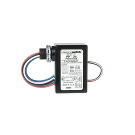 Sensor Switch Contractor Select Power Pack Relay Circuit Protection for Motion Sensors, 120/277 VAC, Black (PP20)