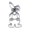 Staedter Embossing Rabbit Boy Cookie Cutter, Silver