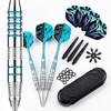 Professional Darts Set with Case 3 Pack Aluminum 22g Darts