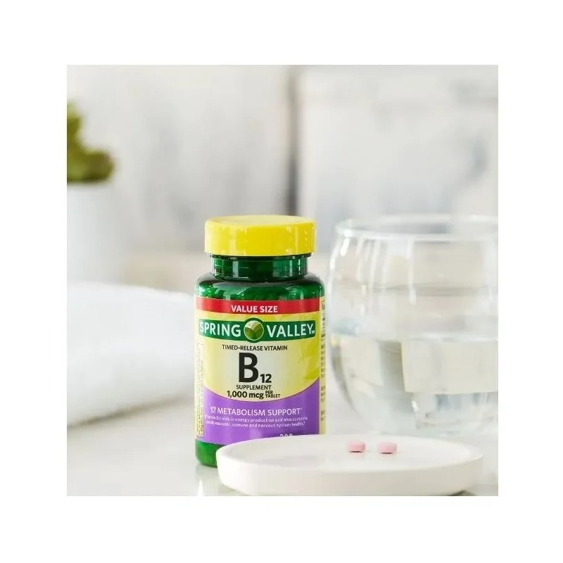 Vitamina B12 1000mcg Forma Globulos Rojos Previe Anemia 300c Sabor