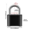 Combination Padlock Padlocks with 4 Digit Code Outdoor Combination Padlock