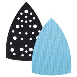 Trend Professional 100 x 150 mm Detail Sanding Pads, 80/120/180 Grit + Pad Saver, 7 Pack, Mesh Abrasive for Versatile Surface Prep and Finishing, AB/DET/M7/P