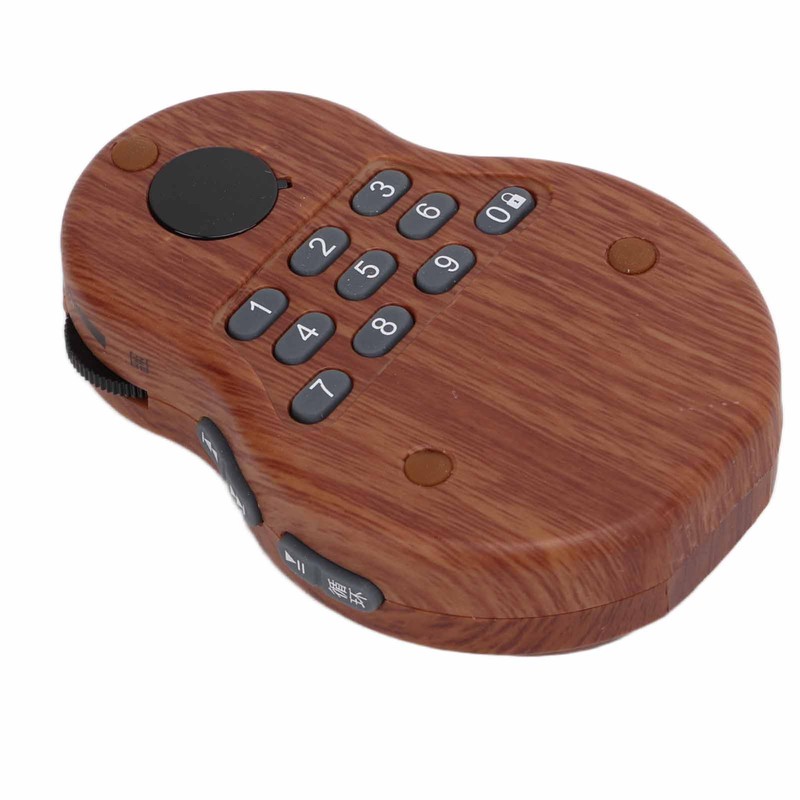Buddha Player Mini Portable Wood Color Hanging Neck Music Buddhist