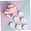 Baluue 16pcs Cat Shape Powder Puff for Makeup Dual-use Soft