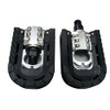 Foldable Bicycle Pedals Platform Commuter Bike 9/16 Aluminum Alloy Cr-mo