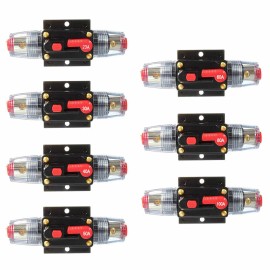 GooBetter 12V-48V DC Home Solar System Waterproof Circuit Breaker Reset Fuse Inverter UK - 30A