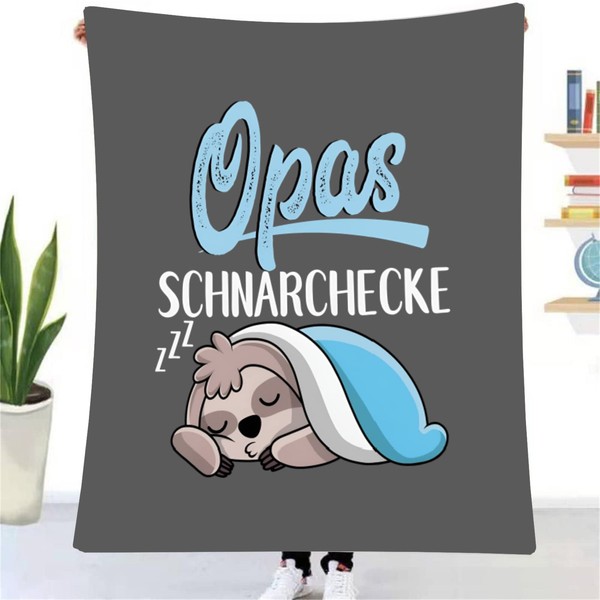 ZUCZUG Gifts for Grandpa for Birthday Father's Day, Cuddly Blanket,
