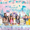 Under The Sea Mermaid Birthday Party Backdrop Girl Princess Mermaid