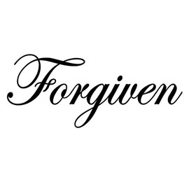 Forgiven Decal Wall Quote Inspirational Sayings Stickers Quotes Art Jesus Vinyl Wall Art Religious Faith Words Christian Lettering